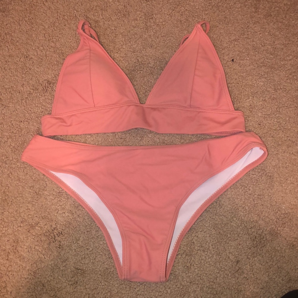 nude pink bikini